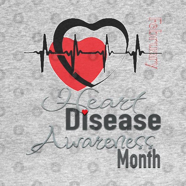 Heart disease awareness month by TeeText